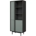Vitrin Alsy 2 Aloé/Antracit
