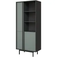 Vitrin Alsy 2 Aloé/Antracit