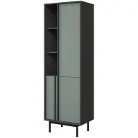 Vitrin Alsy 3 Aloé/Antracit