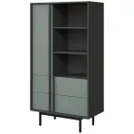 Vitrin Alsy 4 Aloé/Antracit
