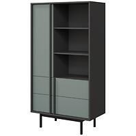 Vitrin Alsy 4 Aloé/Antracit