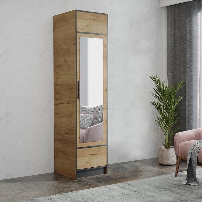 Szekrény Roj 1d tölgy Craft,4