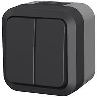 Kapcsoló gyertyatartó AQUA PRO IP55 grey 60323
