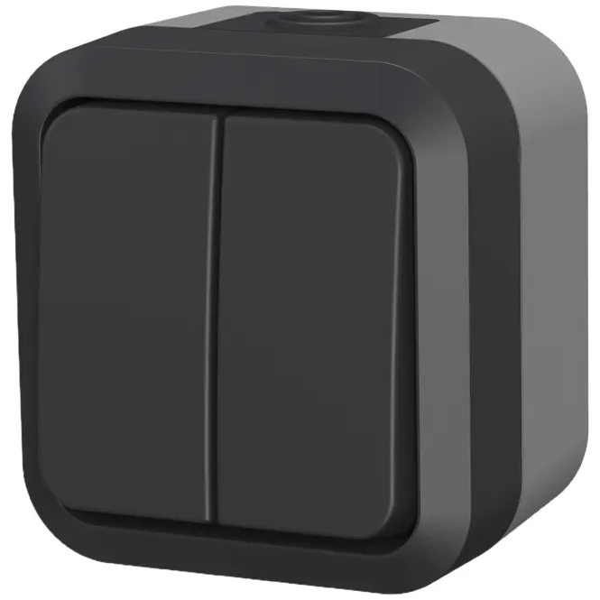Kapcsoló gyertyatartó AQUA PRO IP55 grey 60323