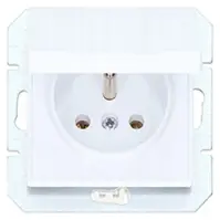 Egyetlen aljzat IP44MEDIUM white 17665