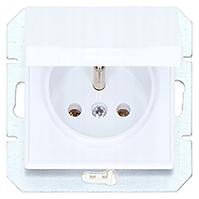 Egyetlen aljzat IP44MEDIUM white 17665