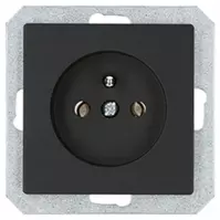 Egyetlen aljzat 2p+z MEDIUM black 33508