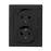 Dupla aljzat 2x2p+z czeskie MEDIUM black 33514