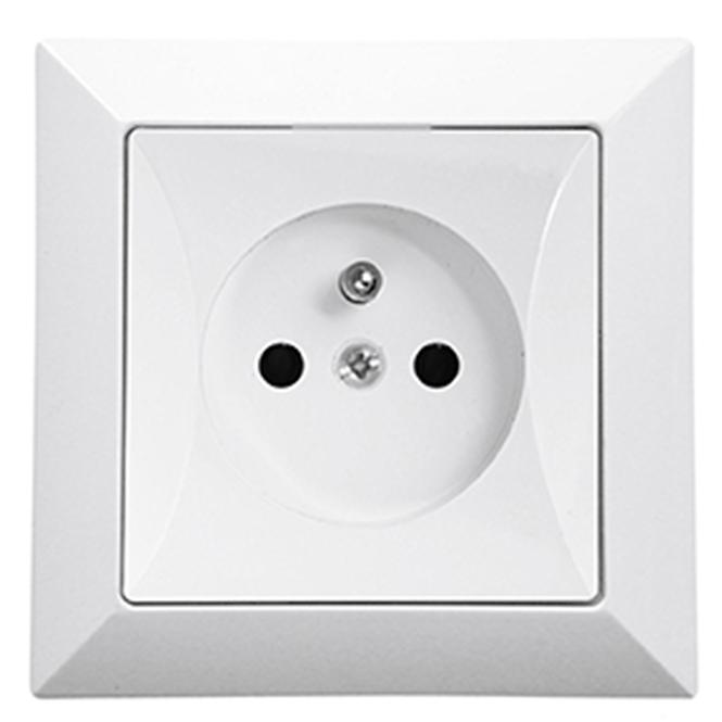 Egyetlen aljzat POLA white 33029