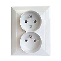 Dupla aljzat czeskie POLA white 33034