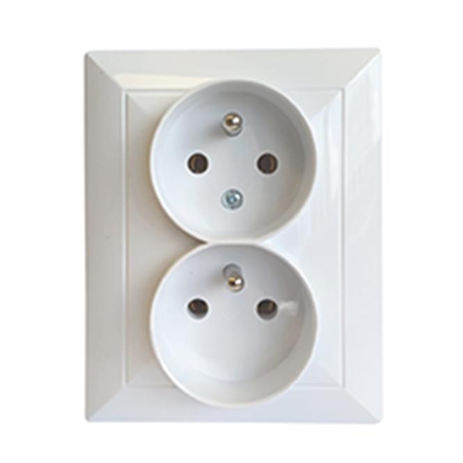 Dupla aljzat czeskie POLA white 33034