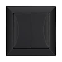 Dupla kapcsoló POLA black 33201