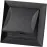 Egyetlen aljzat IP44 POLA black 33209