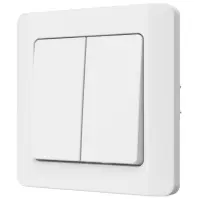 Kapcsoló gyertyatartó SILVA white 46133