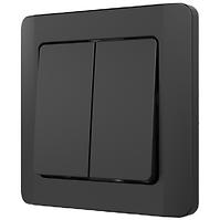 Kapcsoló gyertyatartó SILVA black 46217