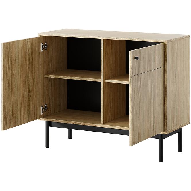 Komód Japandi K104 tölgy linea,4