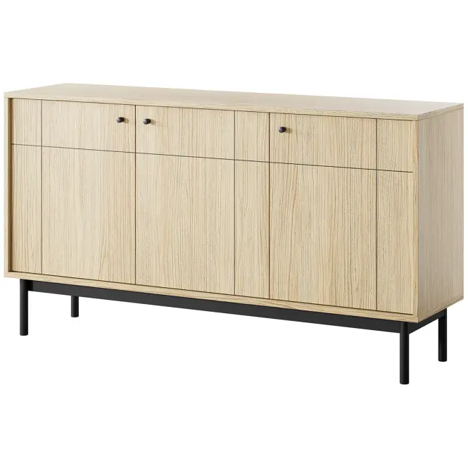 Komód Japandi K154 tölgy linea