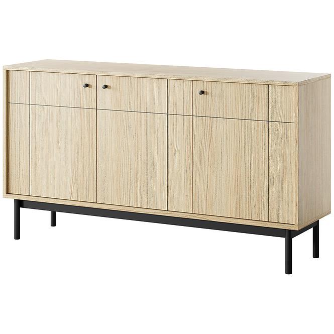 Komód Japandi K154 tölgy linea