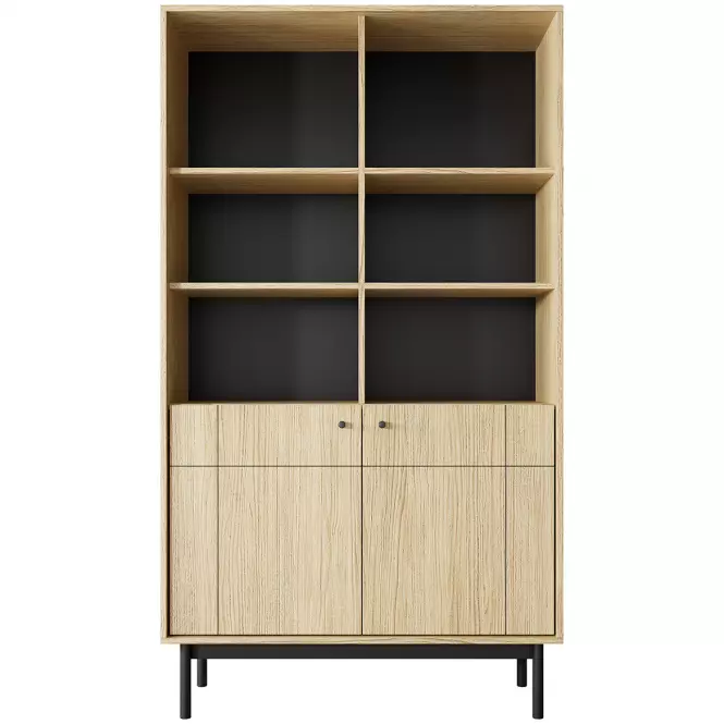 Regál Japandi R104 tölgy linea