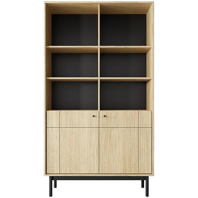 Regál Japandi R104 tölgy linea