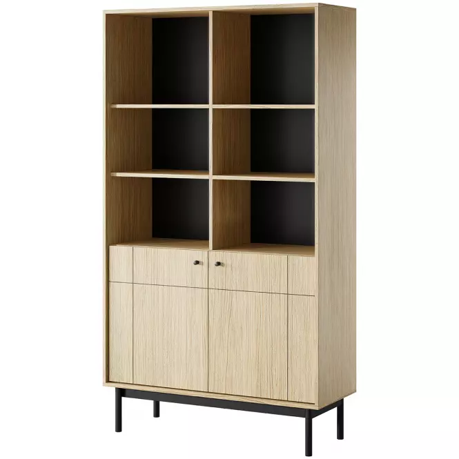 Regál Japandi R104 tölgy linea