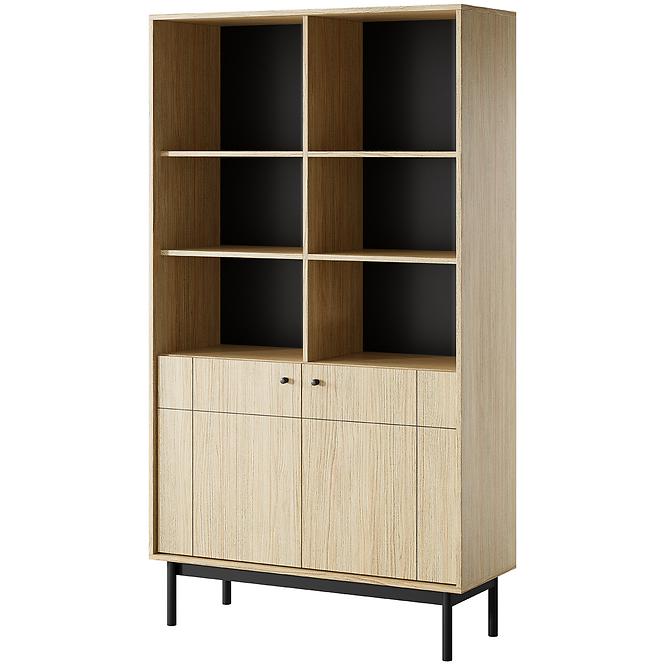 Regál Japandi R104 tölgy linea
