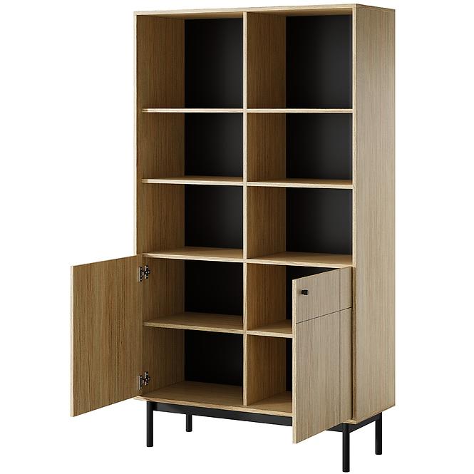 Regál Japandi R104 tölgy linea