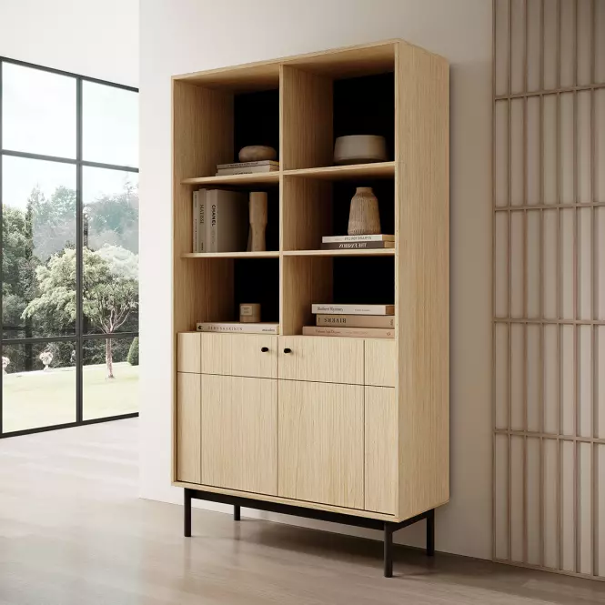Regál Japandi R104 tölgy linea