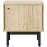 Éjjeliszekrény Japandi S54 tölgy linea