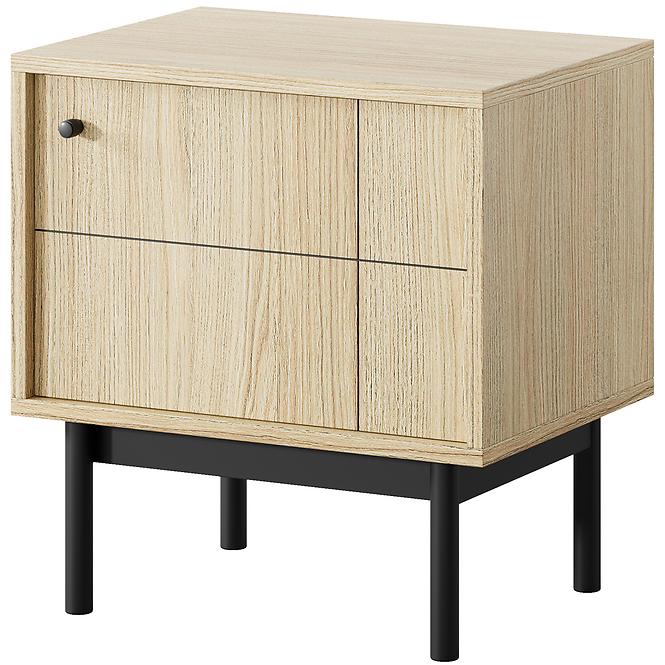 Éjjeliszekrény Japandi S54 tölgy linea,3