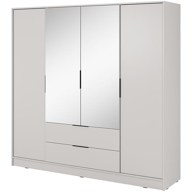 Szekrény Kelly 4D tükörrel cashmere
