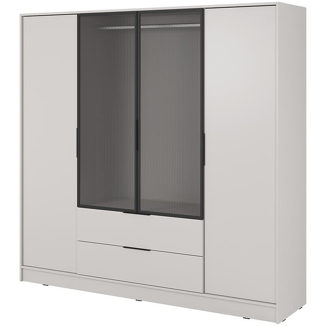 Szekrény Kelly 4D RM cashmere + led