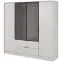 Szekrény Kelly 4D RM cashmere + led
