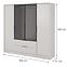 Szekrény Kelly 4D RM cashmere + led,2