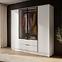 Szekrény Kelly 4D RM cashmere + led,4