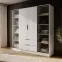 Szekrény Kelly 4D RD cashmere + led,4