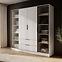 Szekrény Kelly 4D RD cashmere + led,4
