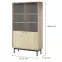Vitrin Japandi WT104 tölgy linea,2