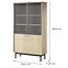Vitrin Japandi WT104 tölgy linea,2