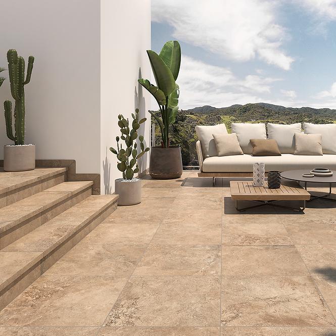 Peldano Petra Ocre Recto Asp R11 970439 31,5/119,7
