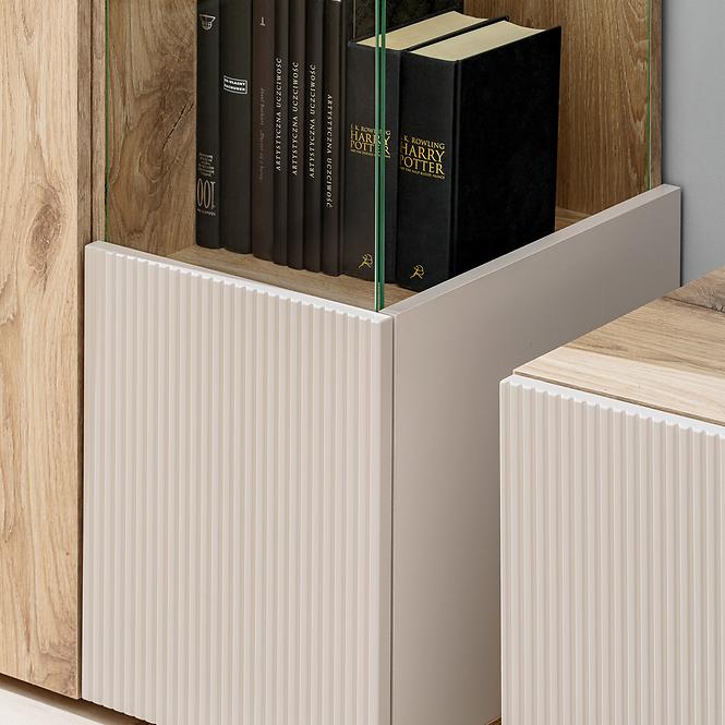 Vitrin Catalina DVC CT WSW tölgy viking/kasmír,9