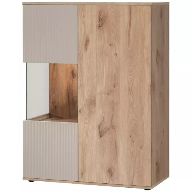 Vitrin Catalina DVC CT WSN tölgy viking/kasmír