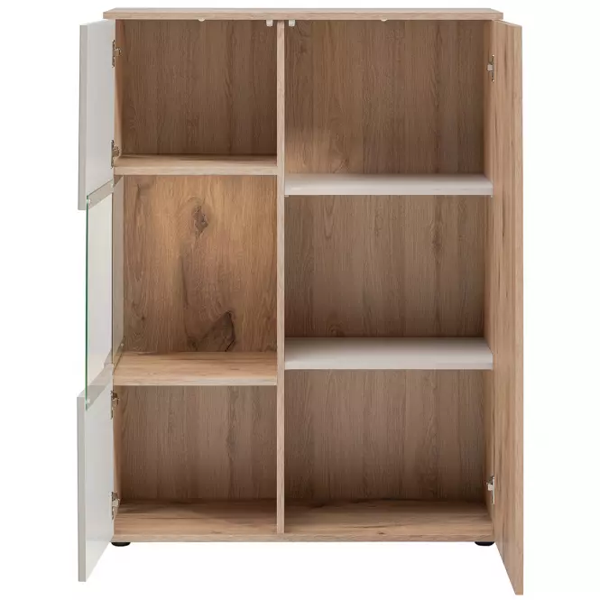 Vitrin Catalina DVC CT WSN tölgy viking/kasmír