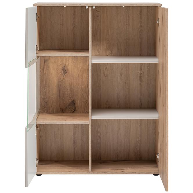 Vitrin Catalina DVC CT WSN tölgy viking/kasmír