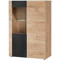 Vitrin Aron RZS AR WSW tölgy ribbeck/fekete