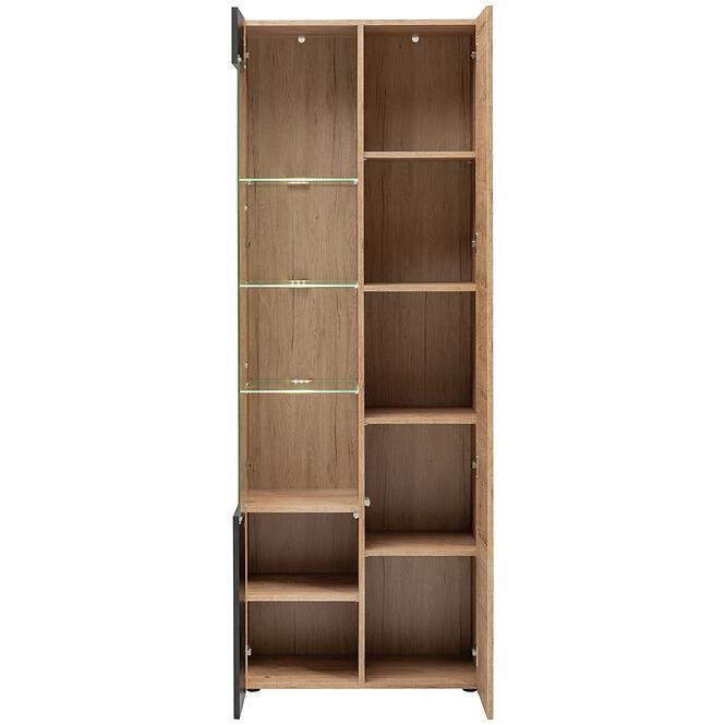 Vitrin Aron RZS AR WSW tölgy ribbeck/fekete,3