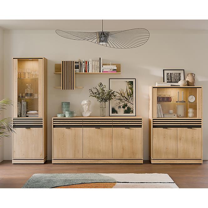 Vitrin L/P Ferro FE05 tölgy crem torro
