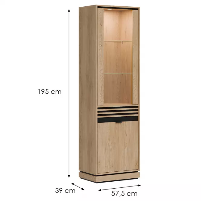 Vitrin L/P Ferro FE05 tölgy crem torro,2
