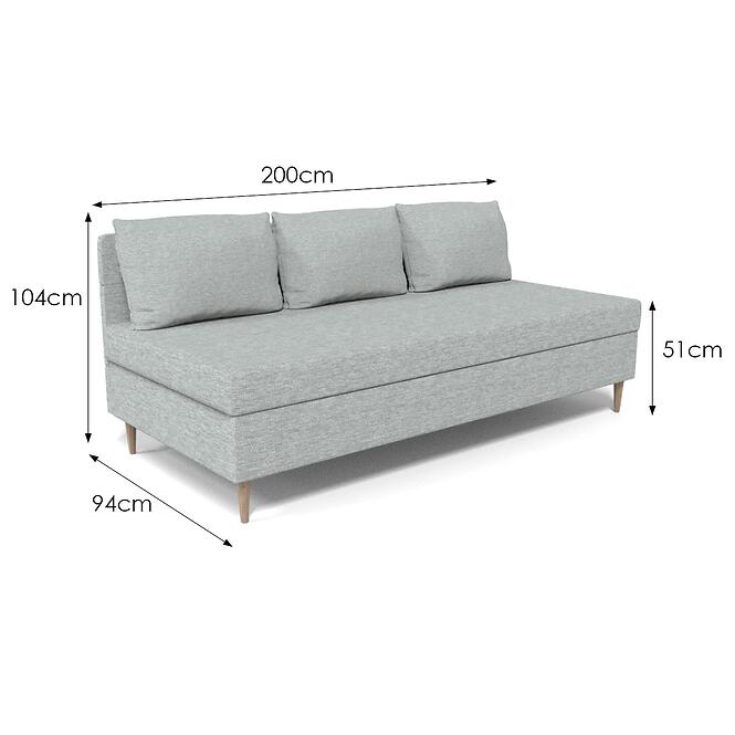 Kanapé Alfa Bonell 90 Verita 81 00/1 szürke,5