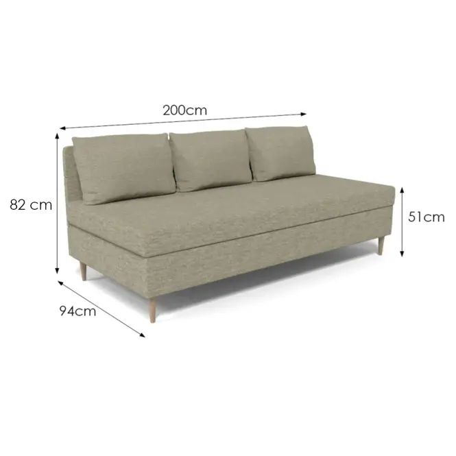 Kanapé Alfa Bonell 90 Verita 11 00/1 bézs